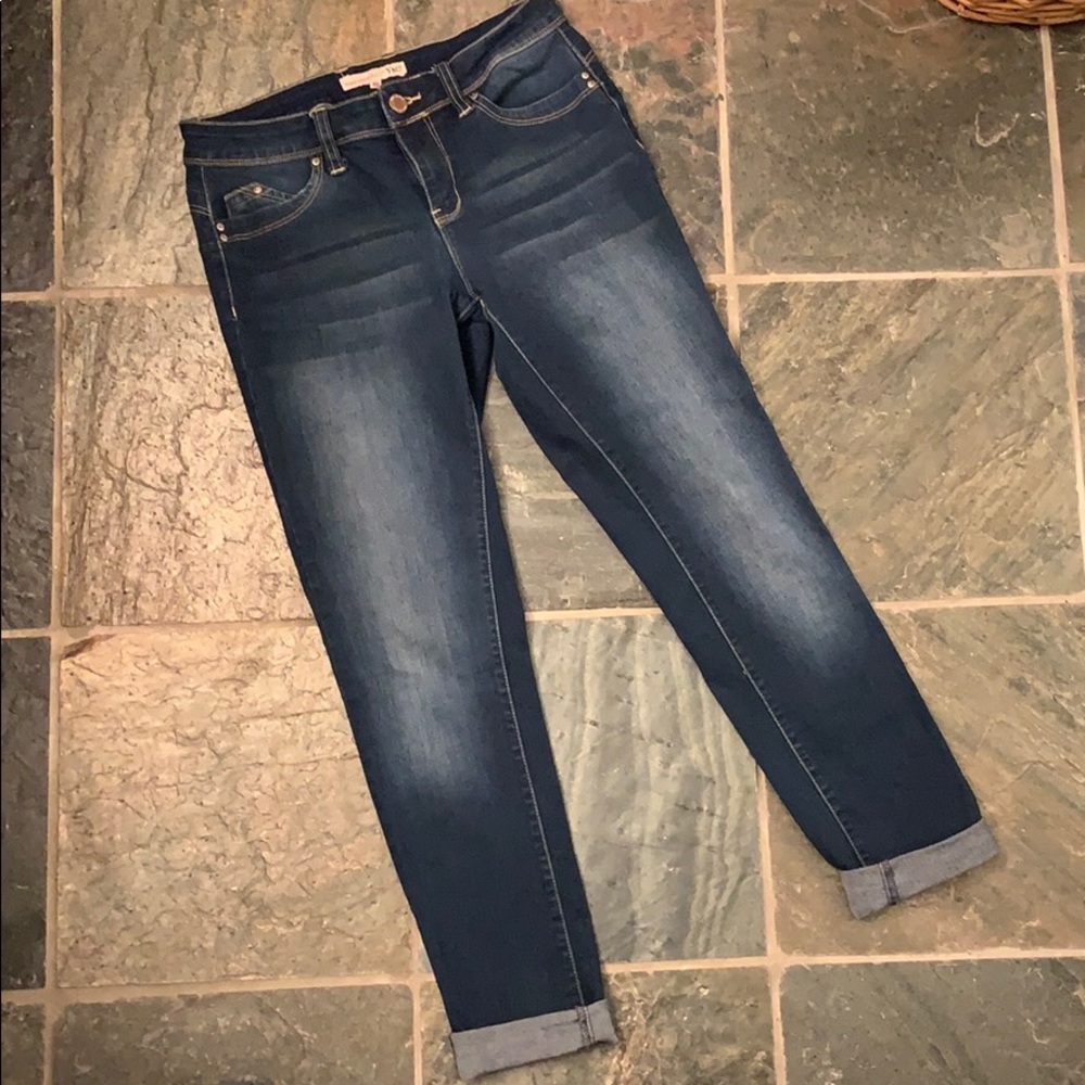 yMI crop stretchy jeans